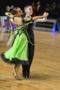Dans çift çocuk-1 standart Avrupa Program Wdsf Baltık Grand Prix-2106 Şampiyonası üzerinde gerçekleştirir.