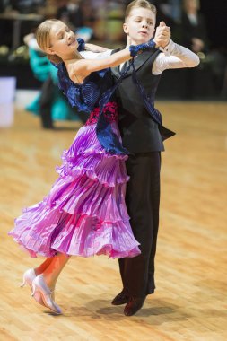 Dans çift çocuk-1 standart Avrupa Program Wdsf Baltık Grand Prix-2106 Şampiyonası üzerinde gerçekleştirir.