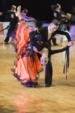 Dans çift gençlik standart Avrupa Program Wdsf Baltık Grand Prix-2106 Şampiyonası üzerinde gerçekleştirir.