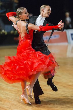Dans çift gençlik standart Avrupa Program Wdsf Baltık Grand Prix-2106 Şampiyonası üzerinde gerçekleştirir.