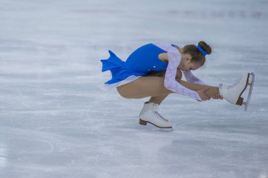Kadın buz patenci kızlar kadınlar serbest program Program, Minsk Arena Kupası 2017 gerçekleştirir