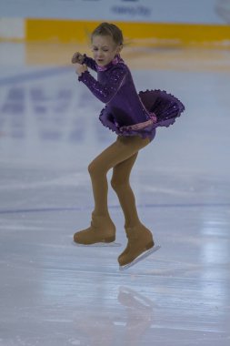 Kadın buz patenci kızlar kadınlar serbest program Program, Minsk Arena Kupası 2017 gerçekleştirir