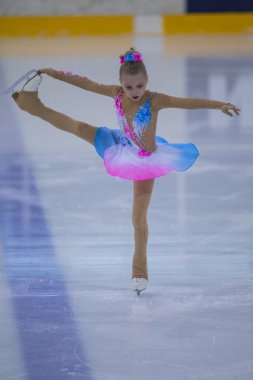 Kadın buz patenci kızlar kadınlar serbest program Program, Minsk Arena Kupası 2017 gerçekleştirir
