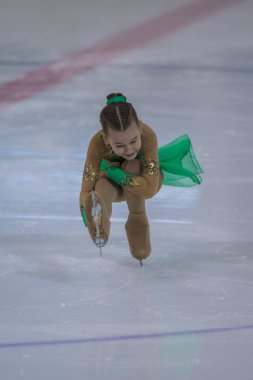 Kadın buz patenci kızlar kadınlar serbest program Program, Minsk Arena Kupası 2017 gerçekleştirir