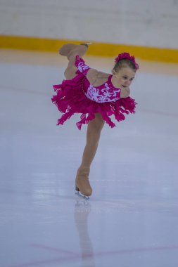 Kadın buz patenci kızlar kadınlar serbest program Program, Minsk Arena Kupası 2017 gerçekleştirir
