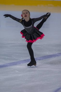 Kadın buz patenci kızlar kadınlar serbest program Program, Minsk Arena Kupası 2017 gerçekleştirir