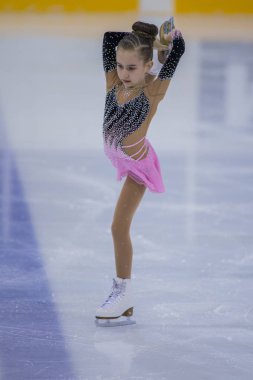 Kadın buz patenci kızlar kadınlar serbest program Program, Minsk Arena Kupası 2017 gerçekleştirir