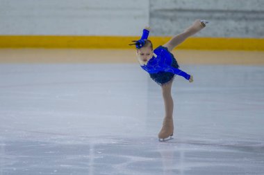 Kadın buz patenci kızlar kadınlar serbest program Program, Minsk Arena Kupası 2017 gerçekleştirir