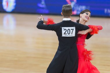 Wdsf uluslararası sermaye Kupası Minsk, Ekim 7,2017, Minsk, Beyaz Rusya
