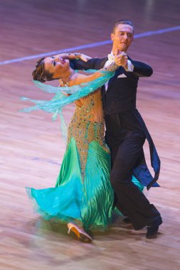 Profesyonel dans çift gençlik standart Avrupa Program yerine