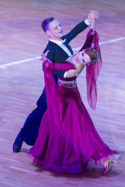 Profesyonel dans çift gençlik standart Avrupa Program yerine