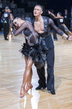 Çift Gençlik Latin Amerika programı Wdsf Uluslararası Şampiyona üzerinde gerçekleştirir.