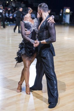 Dans çift Gençlik Latin Amerika programı Wdsf Uluslararası Şampiyona İttifak Trophy üzerinde gerçekleştirir.