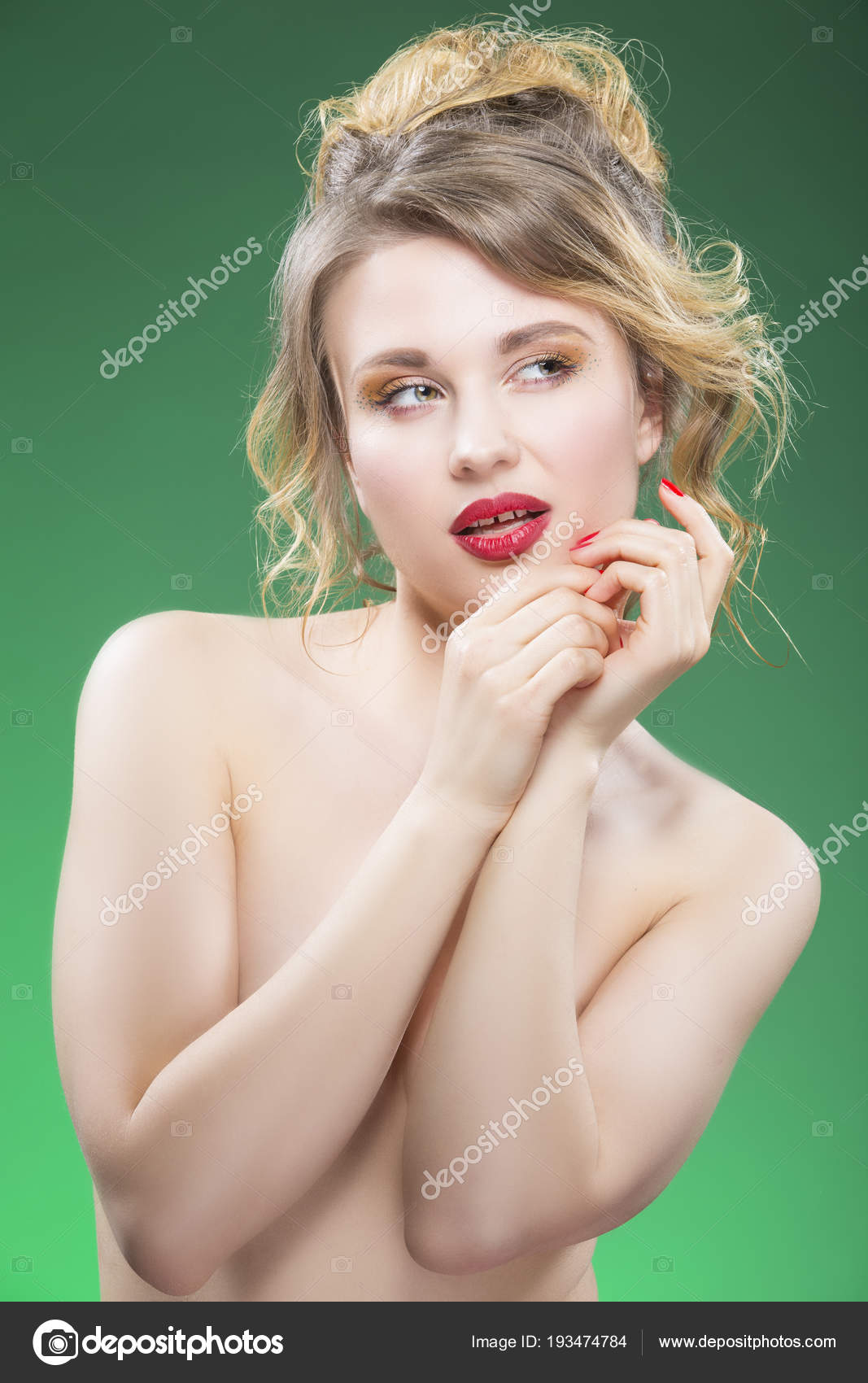 nude photography soft Sexy red riding hood costume