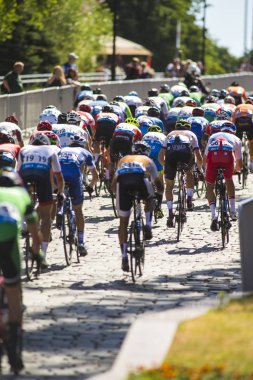 Avrupa Oyunları sırasında Mens Peloton Yarışı