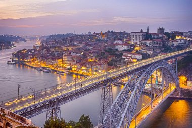 Travel Concepts. Dom Luis I Bridge in Porto in Portugal