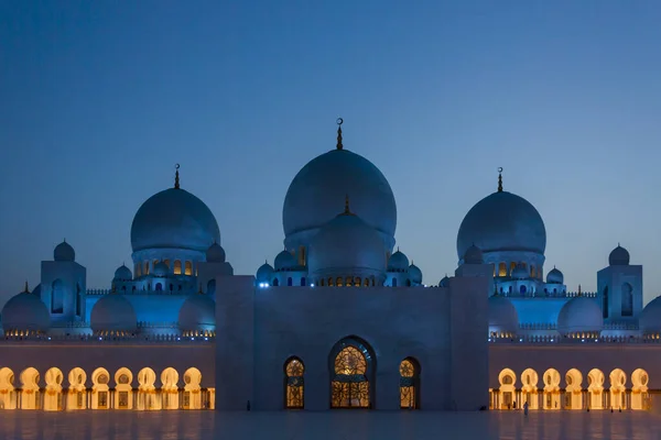 Sheikh Zayed Mosque Abu Dhabi Verenigde Arabische Emiraten — Stockfoto