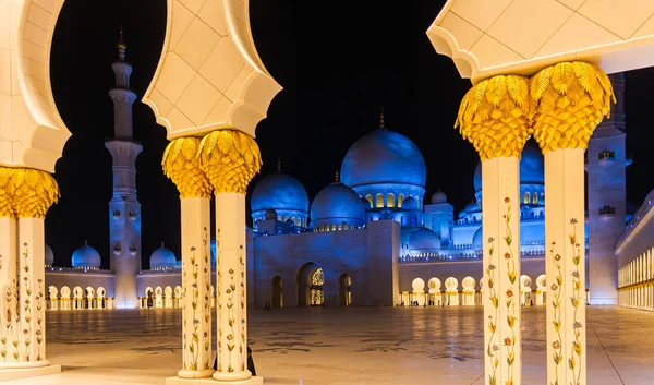 Sheikh Zayed Mosque Abu Dhabi Verenigde Arabische Emiraten — Stockfoto