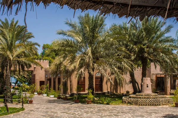 Heritage Village Abu Dhabi Vae Ist Ein Dorf Die Traditionellen — Stockfoto