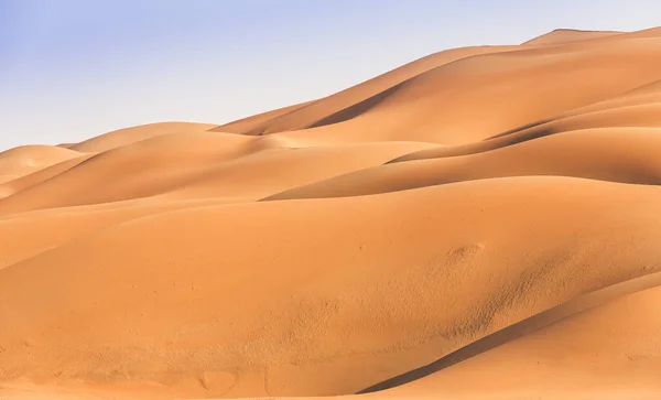 Belas Dunas Areia Abu Dhabi Região Ocidental Deserto — Fotografia de Stock