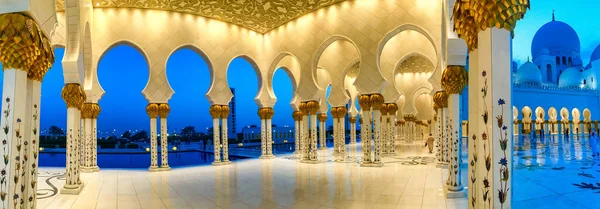 Sjeik Zayed Grote Moskee Abu Dhabi Verenigde Arabische Emiraten — Stockfoto