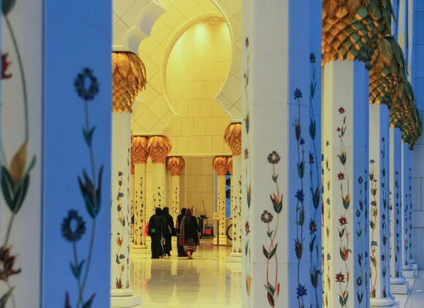 Sheikh Zayed Mosque Abu Dhabi Verenigde Arabische Emiraten — Stockfoto