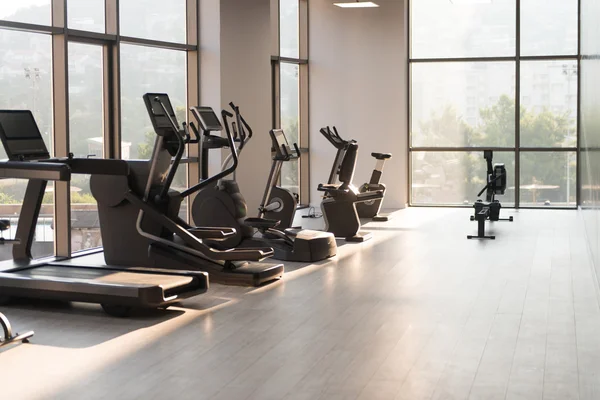 Modern Gym Interior With Equipment — Stock Photo, Image
