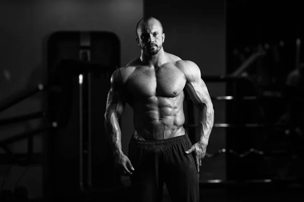 Retrato de un hombre musculoso físicamente en forma — Foto de Stock