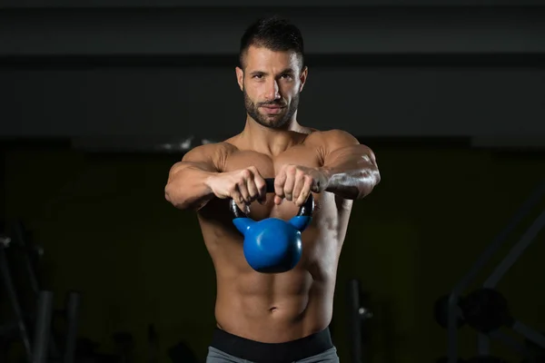 Kettle Bell Exercise — Stock Photo, Image