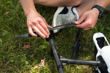 Pervane tarihinde dron'un doğada sıkma adam
