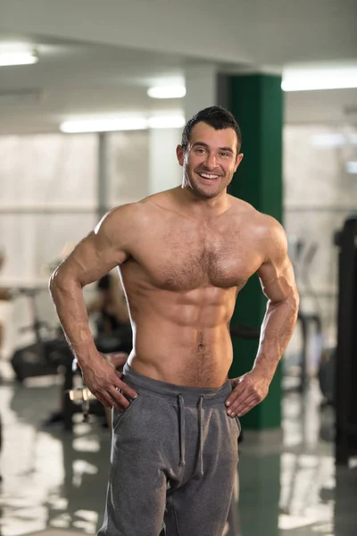 Portrait Of A Physically Fit Muscular Hairy Man — Stock Photo, Image