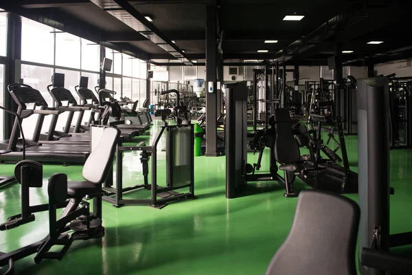 Centre Remise Forme Moderne Salle Gym Avec Équipement Les Machines — Photo