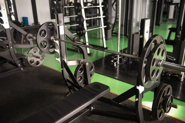 Centre Remise Forme Moderne Salle Gym Avec Équipement Les Machines — Photo