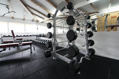 Modern Spor Salonu Spor Salonu Spor Salonu 'nda Ekipman ve Makineler