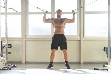 Pazı egzersiz makine üzerinde