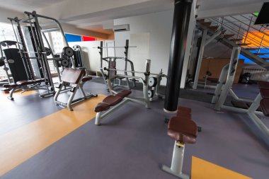 Modern Spor Salonu Spor Salonu Spor Salonu 'nda Ekipman ve Makineler