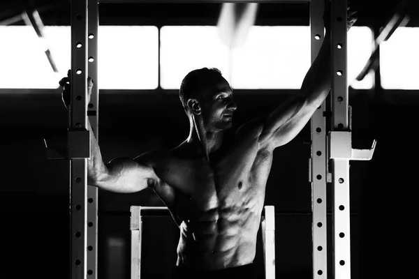 Hombre sano con paquete de seis —  Fotos de Stock