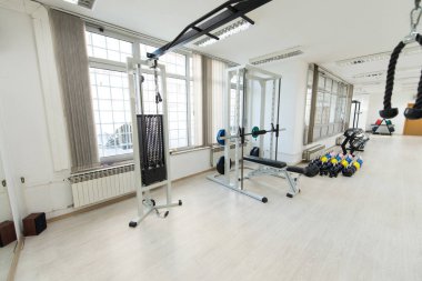 Modern Spor Salonu Spor Salonu Spor Salonu 'nda Ekipman ve Makineler