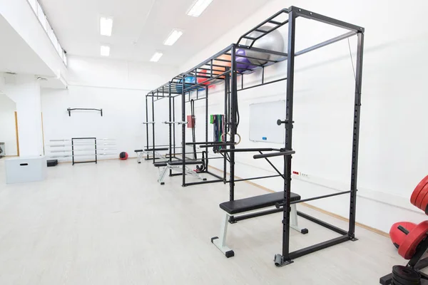 Centre Remise Forme Moderne Salle Gym Avec Équipement Les Machines — Photo