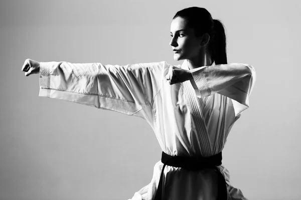 Taekwondo Fighter Pose — Stock Photo, Image