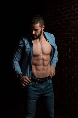 Ekose gömlek güçlü duran model