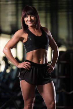 Sağlıklı bir çekici kadın portresi