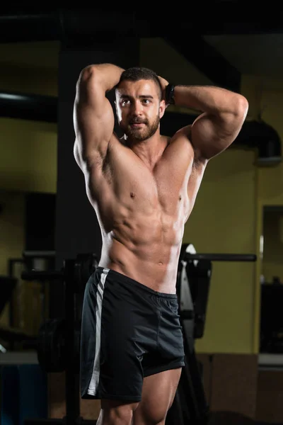 Standing Strong In Gym — Stock Photo, Image