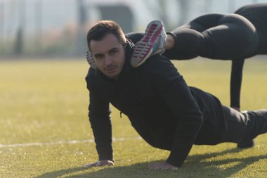 Açık havada egzersiz itmek