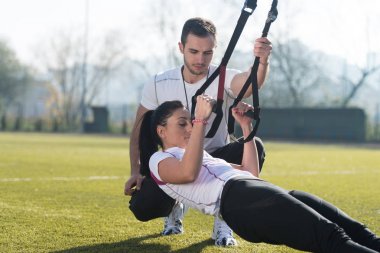Trx Fitness askıları eğitimle çekici çift
