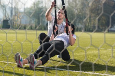Trx Fitness askıları eğitimle çekici çift