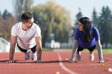 Açık havada egzersiz itmek