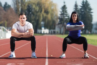 Park alanındaki iki eğitim