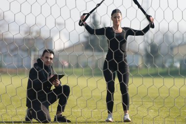 Trx Fitness askıları eğitimle çekici çift