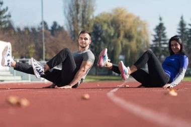 Park alanındaki iki eğitim